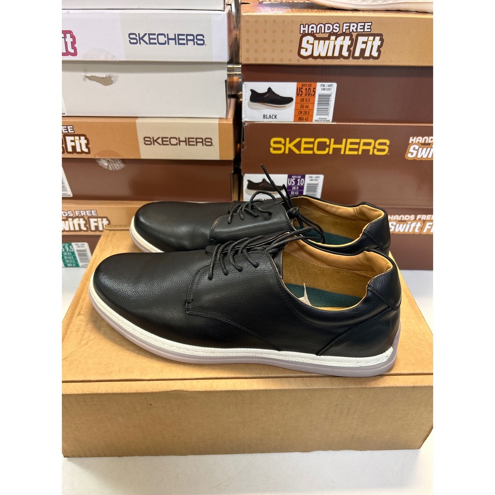 Vance Brodrick Dress Sneakers Men 10.5 Black New Tru Comfort Lace Up Casual 0599